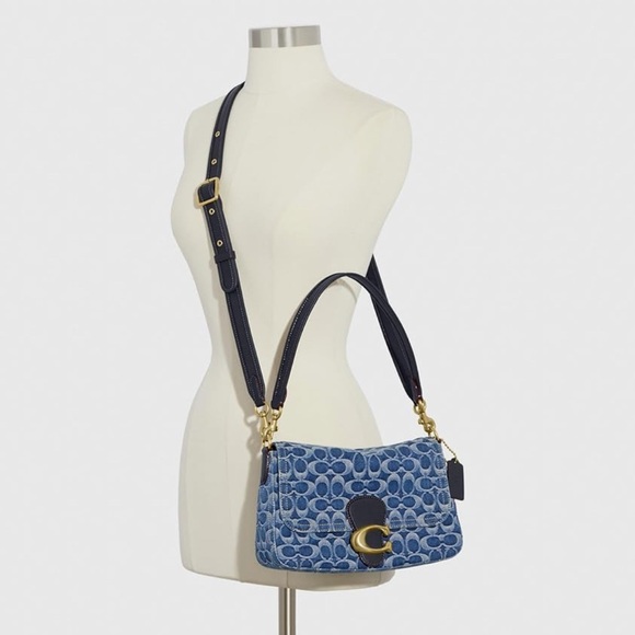 Coach Denim Soft Tabby Shoulder Bag, NWT - Picture 8 of 17